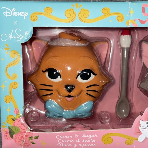 Disney Parks Aristocats cream and sugar servers new - Picture 2 of 7